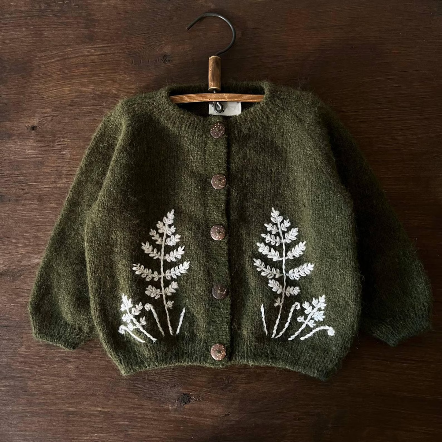 Forest Bloom Cardigan Knitting Pattern