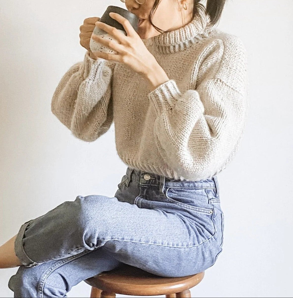 Almond Sweater Knitting Pattern