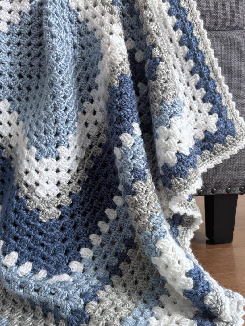 Winter Sky Blanket Crochet Pattern