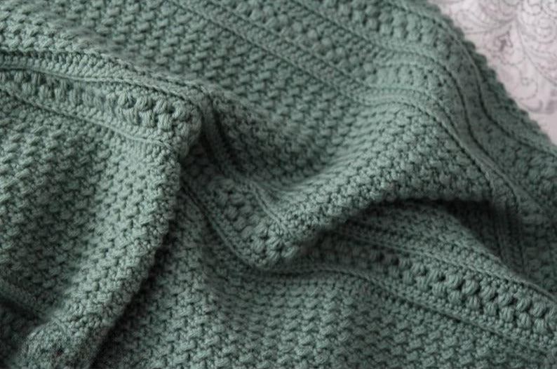 Forest Meadow Blanket Crochet Pattern