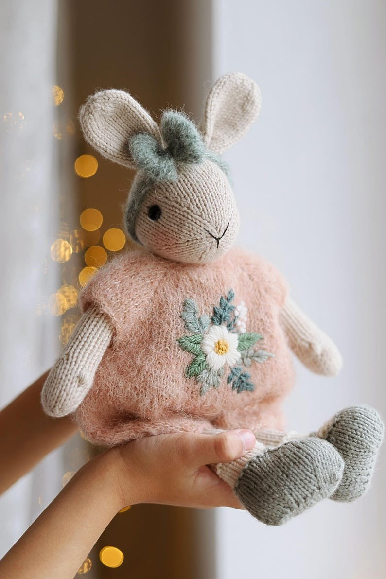 Primrose Bunny Knitting Pattern