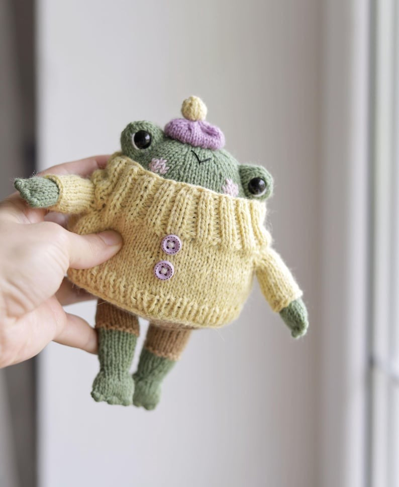 Froggie Friend Knitting Pattern