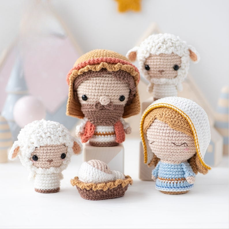 Nativity Friends Crochet Pattern