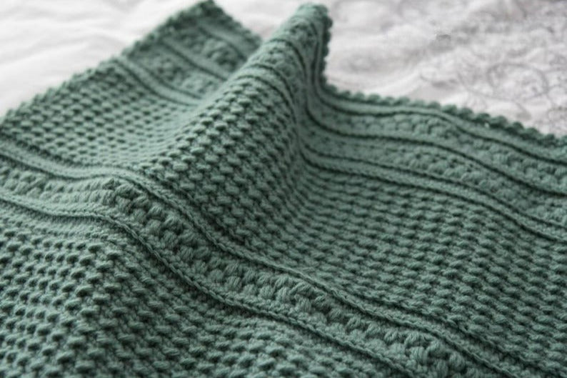 Forest Meadow Blanket Crochet Pattern