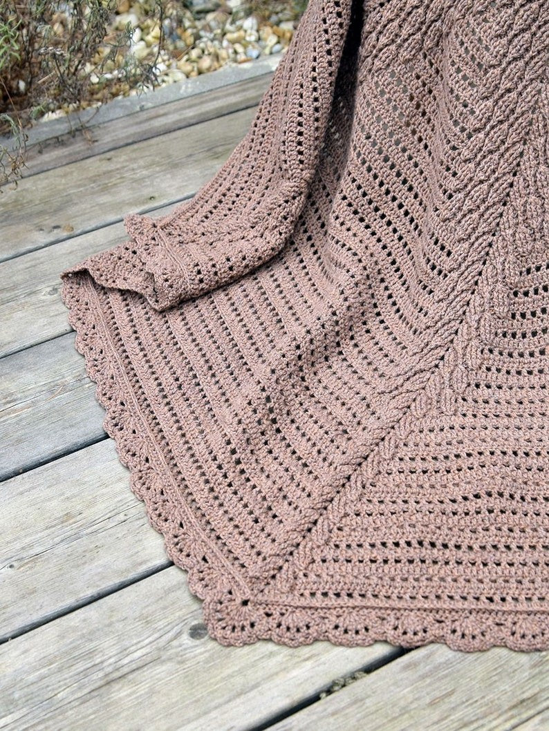 Hushfall Blanket Crochet Pattern