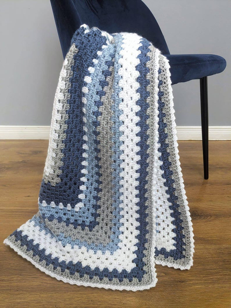 Winter Sky Blanket Crochet Pattern