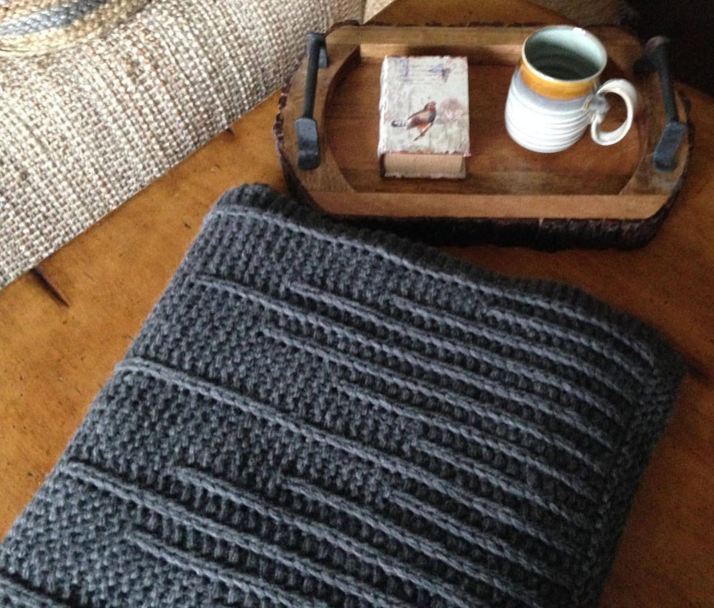 Downtown Blanket Knitting Pattern