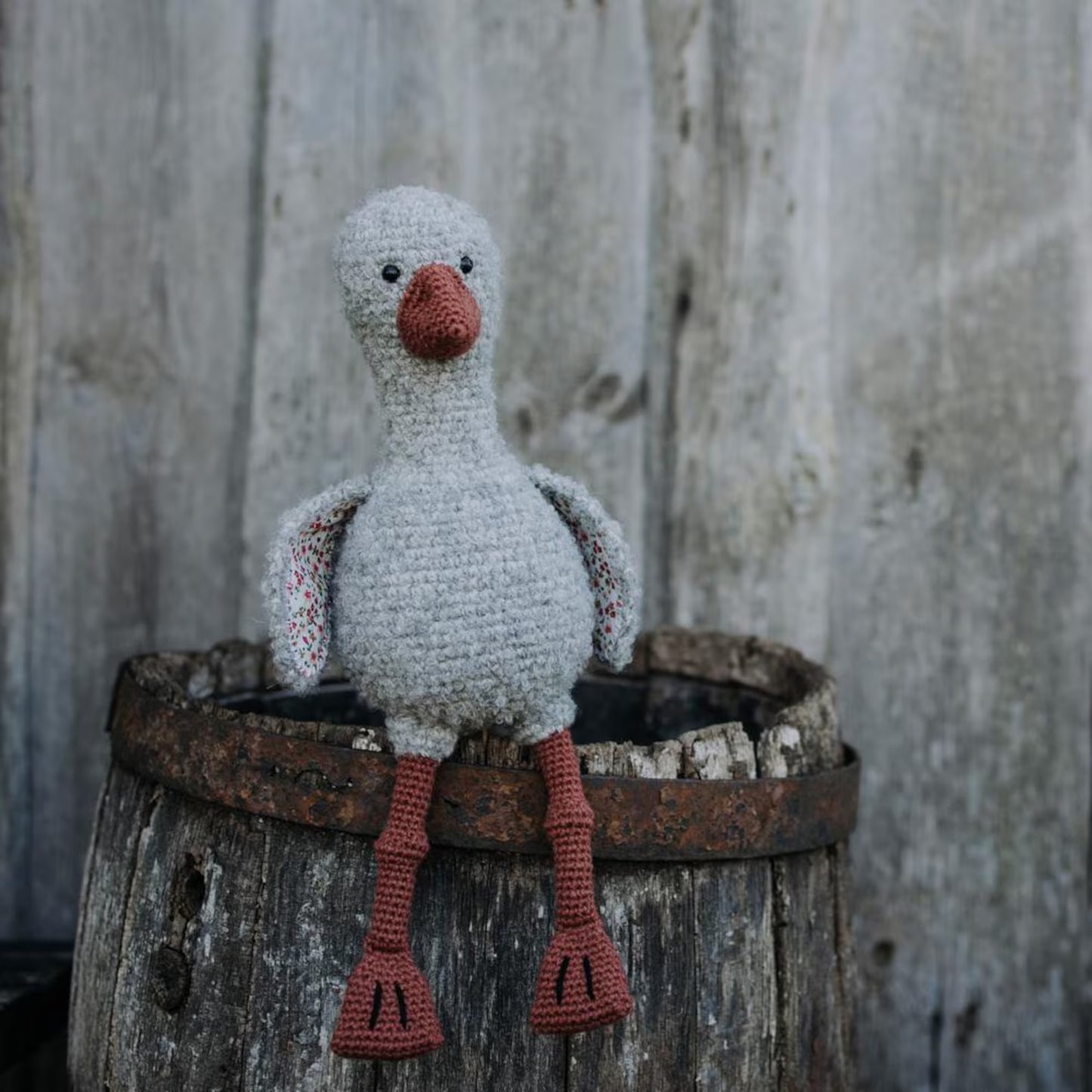Fuzzy Goose Crochet Pattern