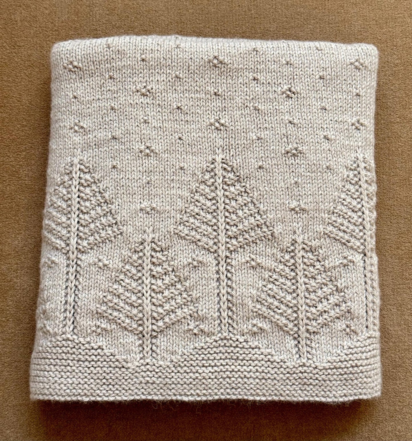 Pines Blanket Knitting Pattern