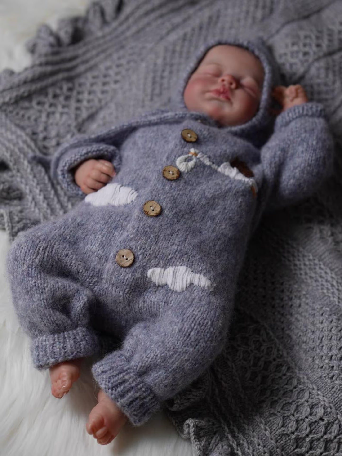 Cloudy Onesie Knitting Pattern