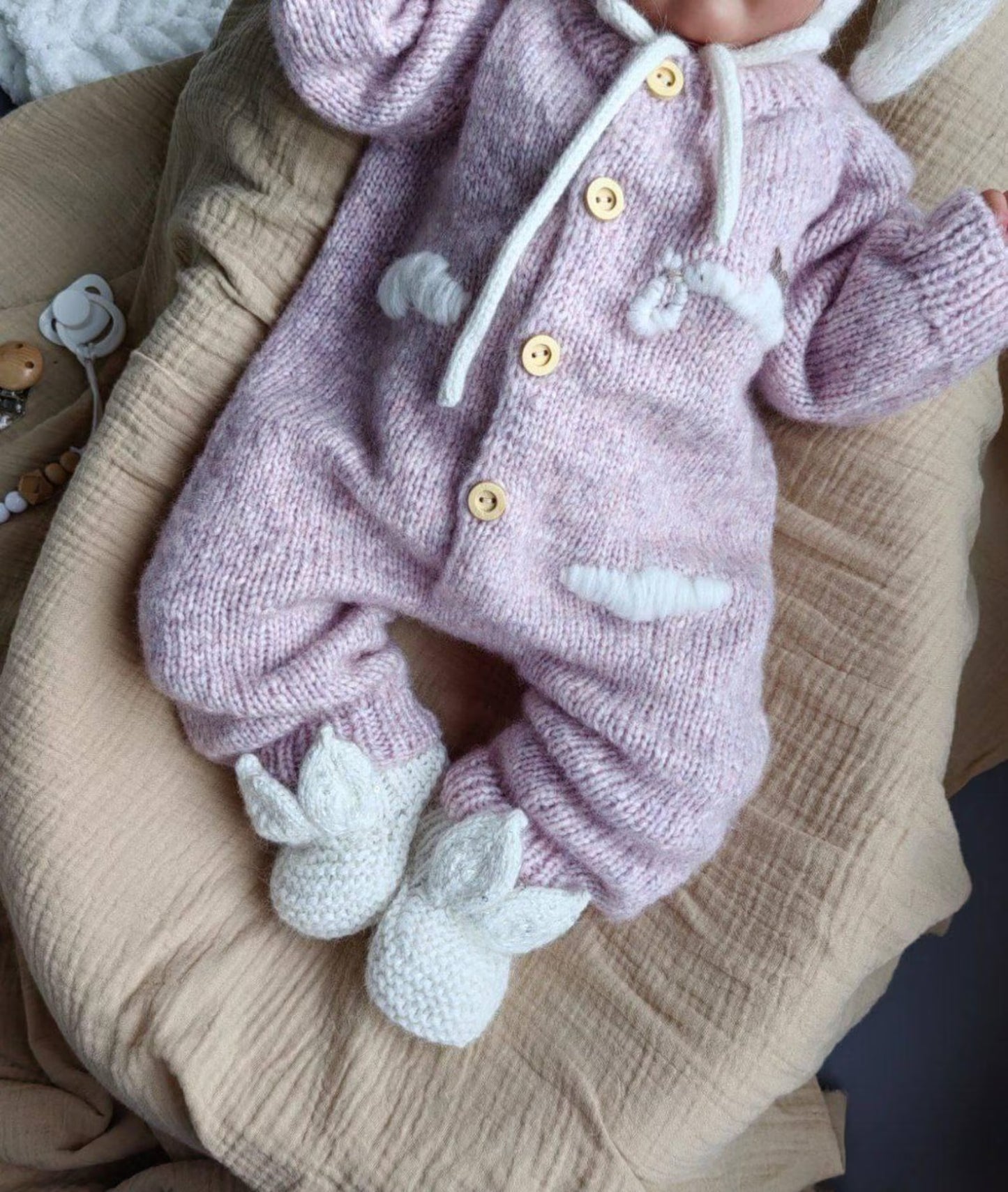 Cloudy Onesie Knitting Pattern
