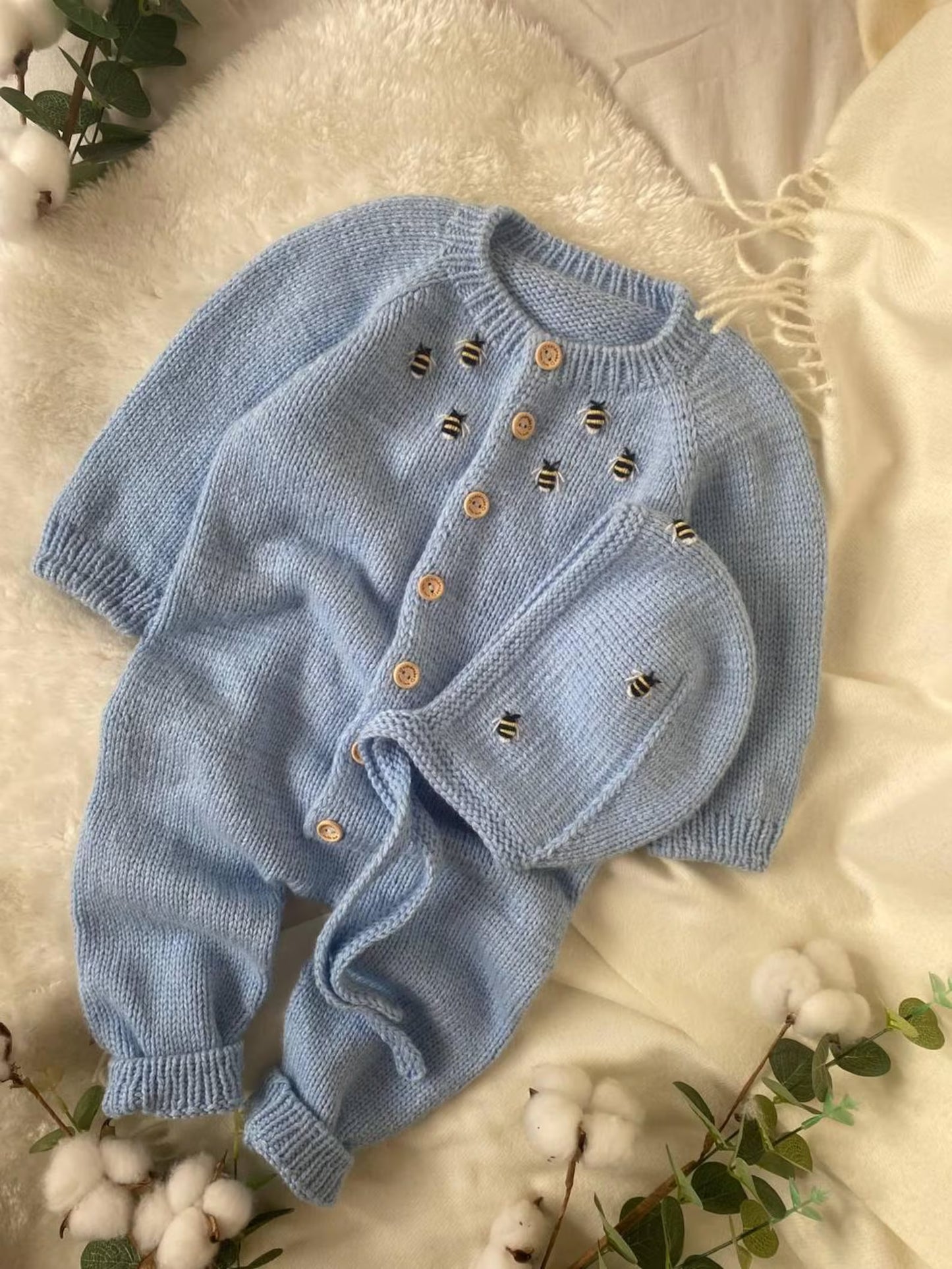 Cloudy Onesie Knitting Pattern