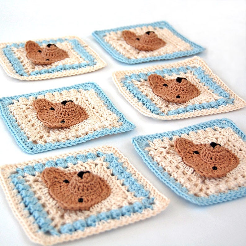 Little Teddy Blanket Crochet Pattern