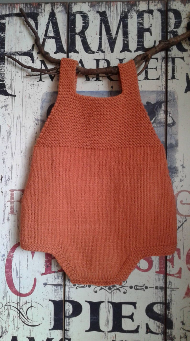 Honey Pocket Romper Knitting Pattern
