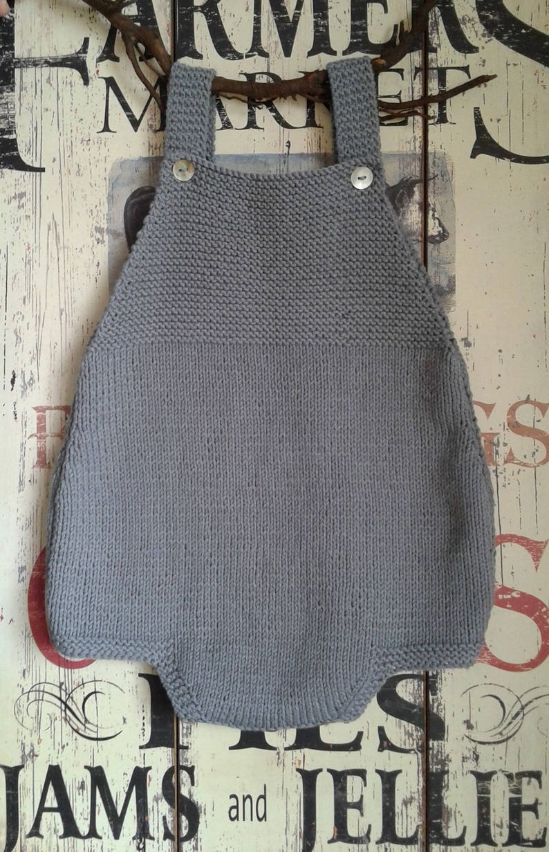 Honey Pocket Romper Knitting Pattern
