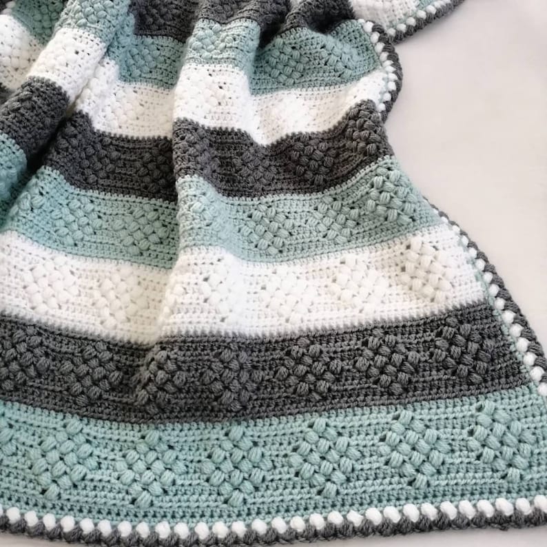 Silvermint Blanket Crochet Pattern