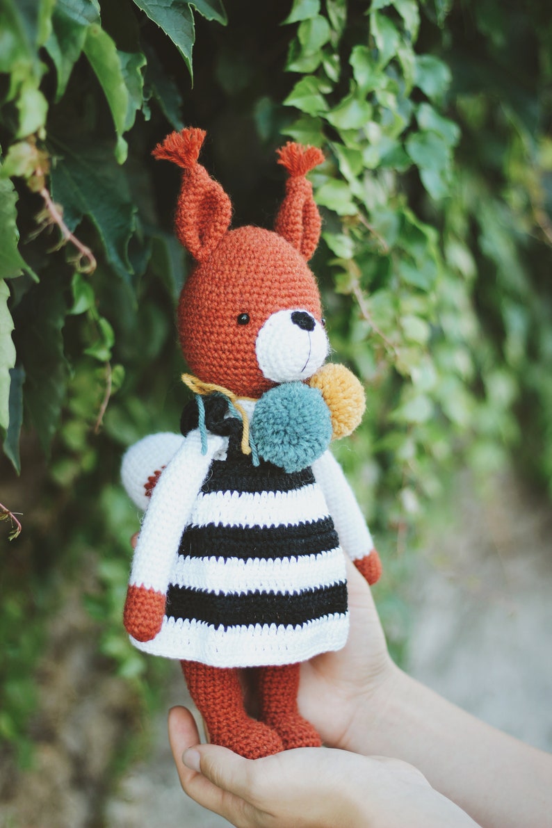 Meadow Squirrel Crochet Pattern