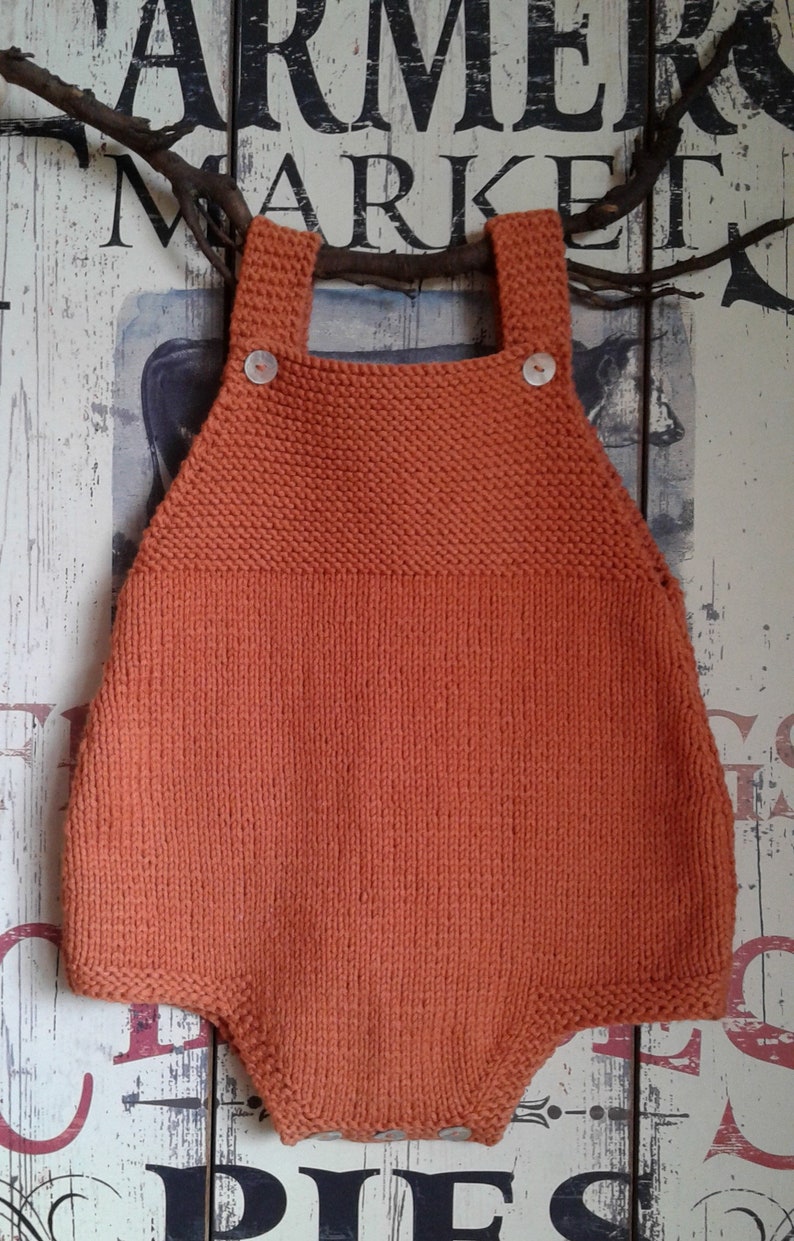 Honey Pocket Romper Knitting Pattern
