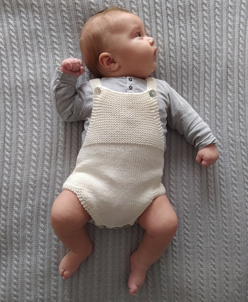 Honey Pocket Romper Knitting Pattern