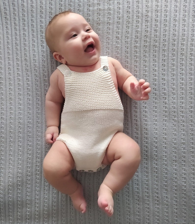 Honey Pocket Romper Knitting Pattern