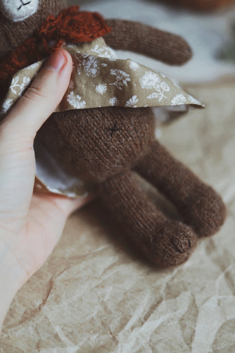 Chestnut Bear Knitting Pattern