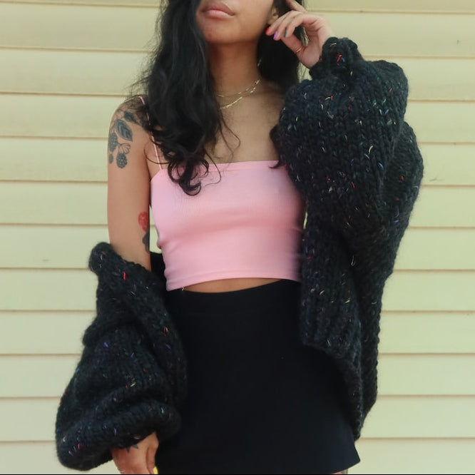 Cushion Cardigan Knitting Pattern