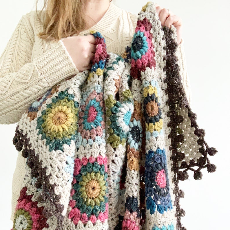 Flora Blanket Crochet Pattern