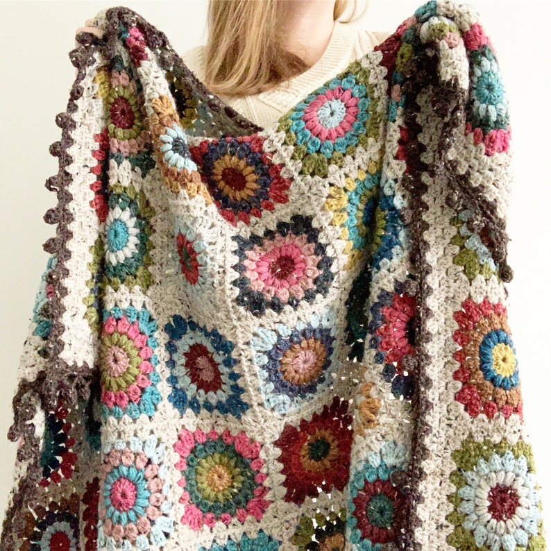 Flora Blanket Crochet Pattern
