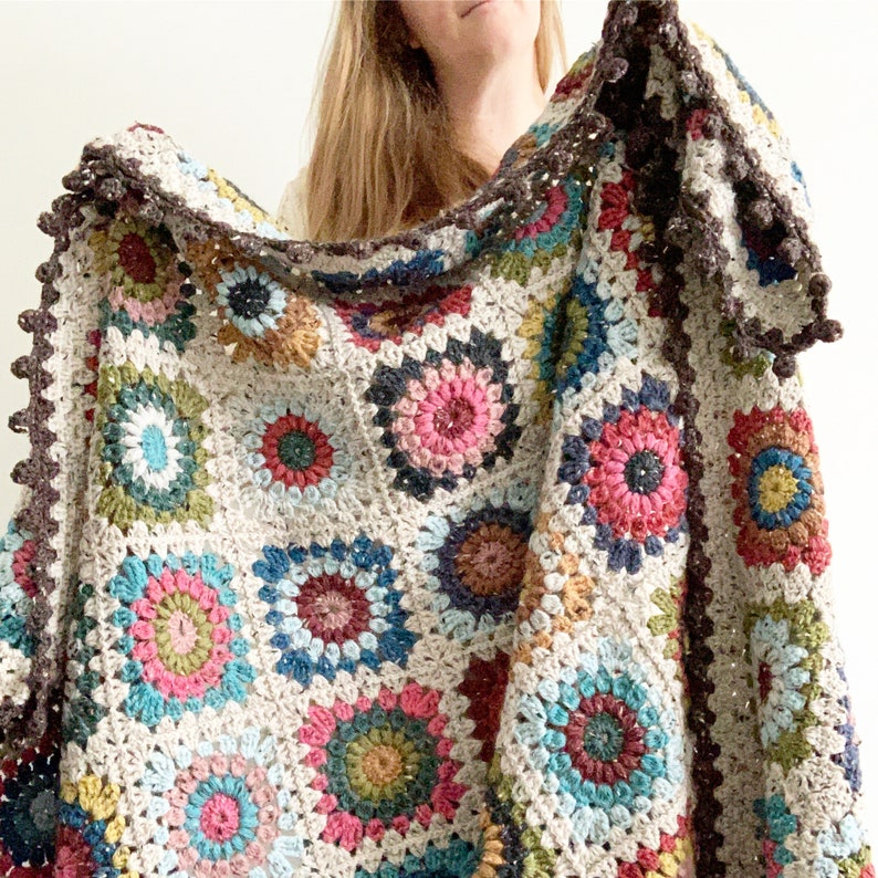 Flora Blanket Crochet Pattern