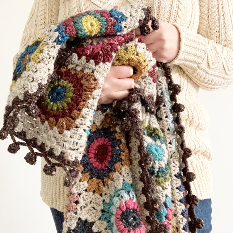 Flora Blanket Crochet Pattern