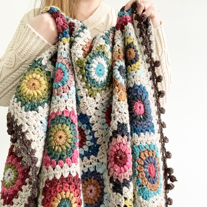 Flora Blanket Crochet Pattern