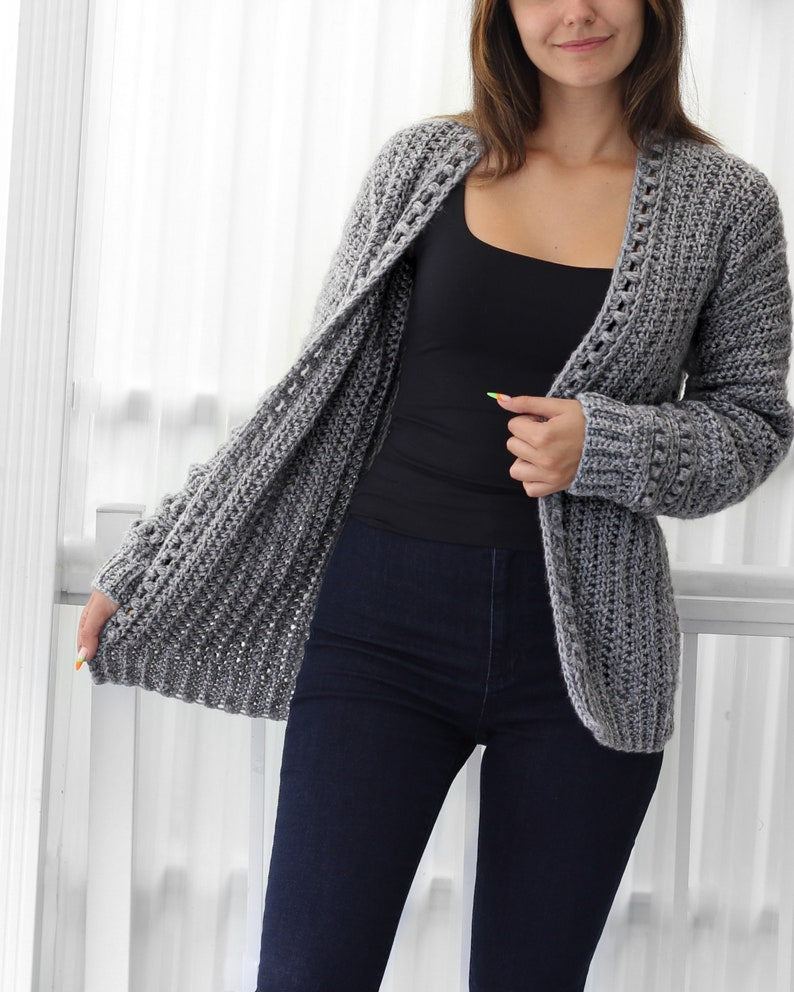 Silverstone Cardigan Crochet Pattern