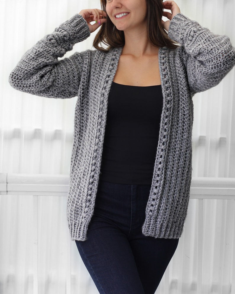Silverstone Cardigan Crochet Pattern