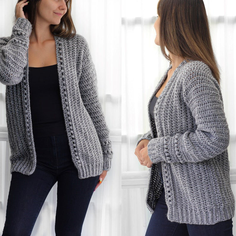 Silverstone Cardigan Crochet Pattern