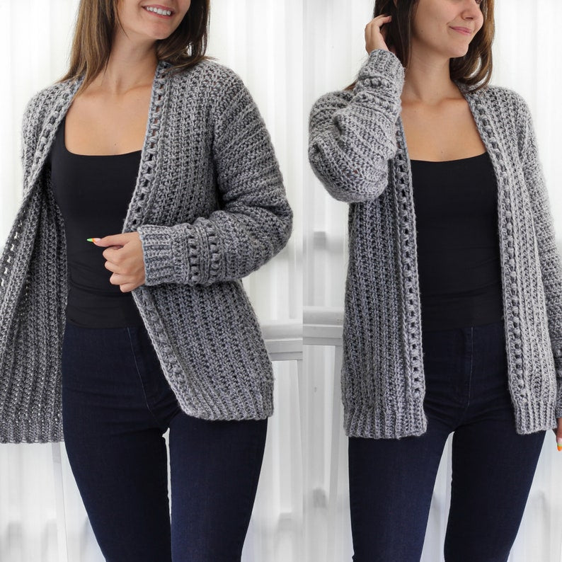 Silverstone Cardigan Crochet Pattern