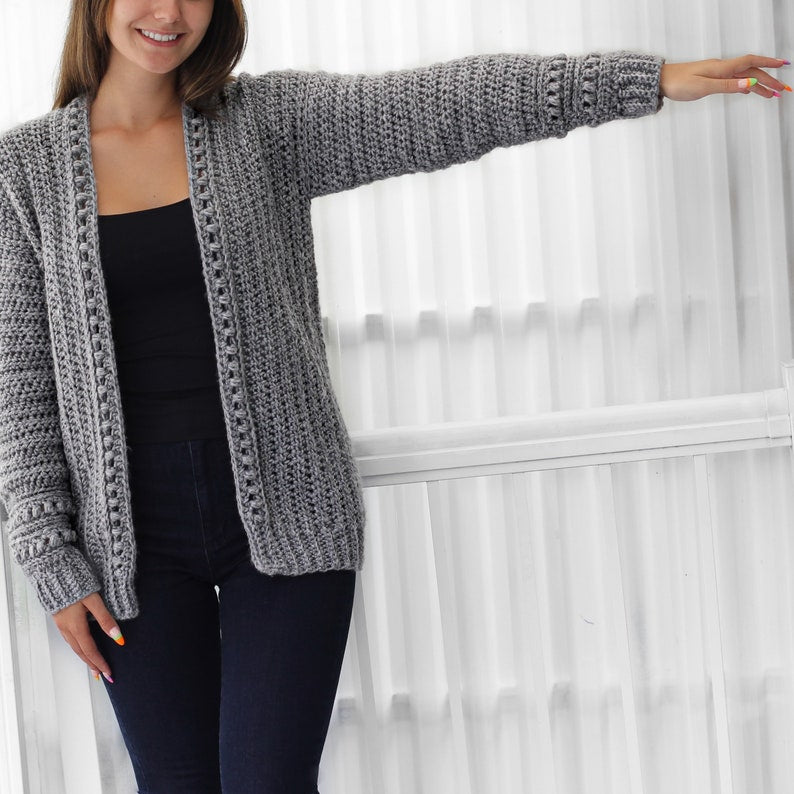 Silverstone Cardigan Crochet Pattern