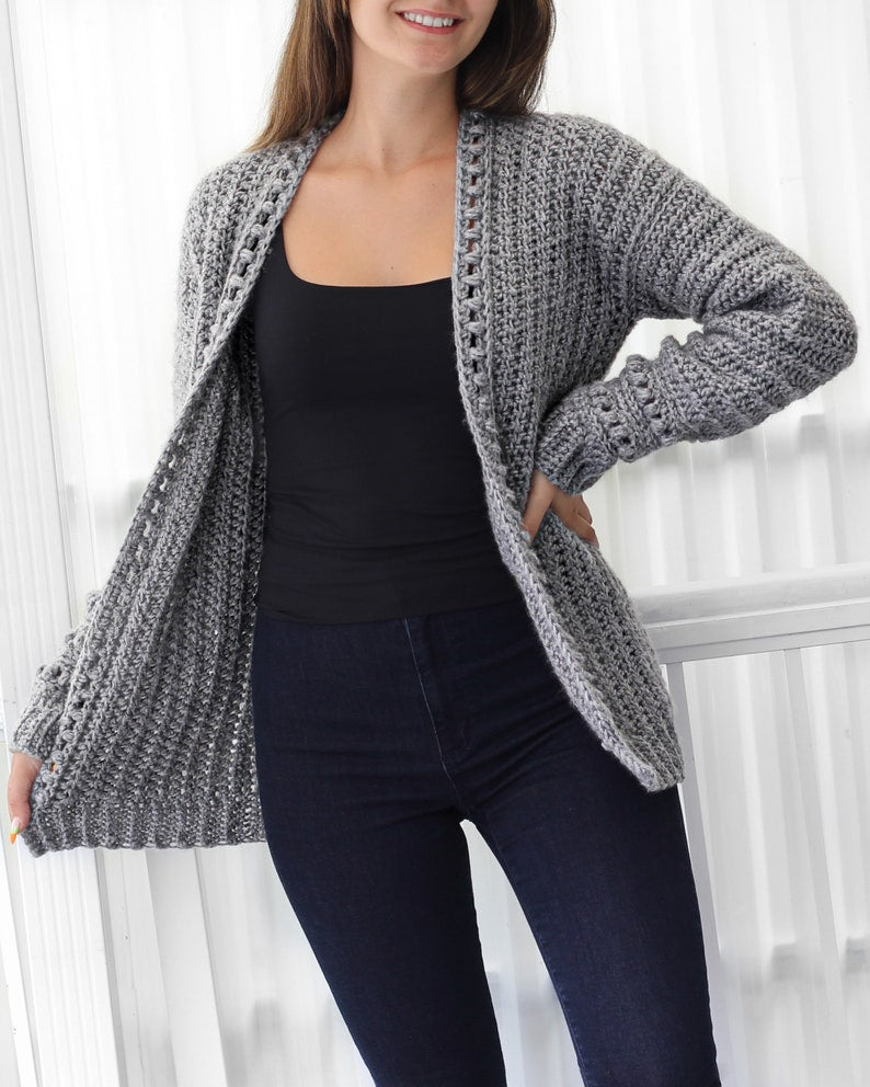 Silverstone Cardigan Crochet Pattern