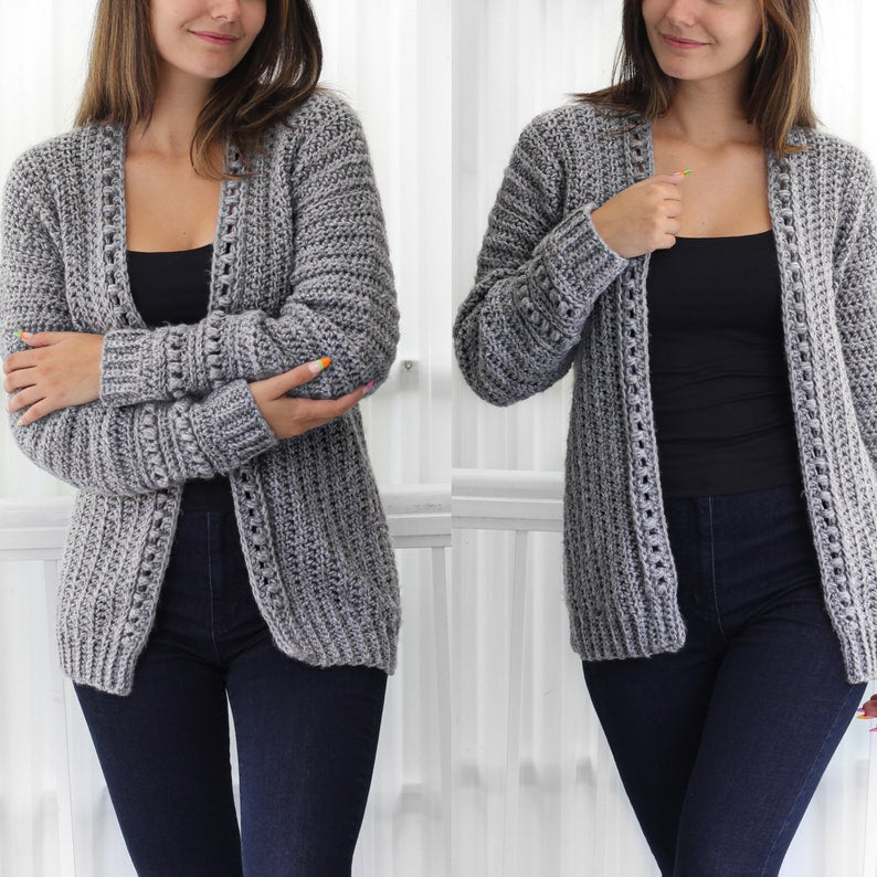 Silverstone Cardigan Crochet Pattern