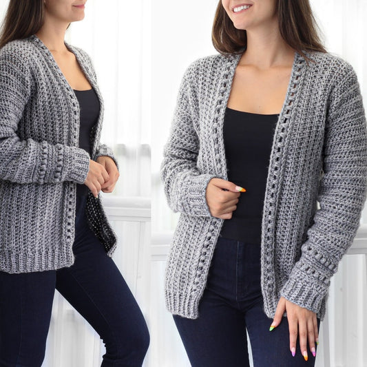 Silverstone Cardigan Crochet Pattern