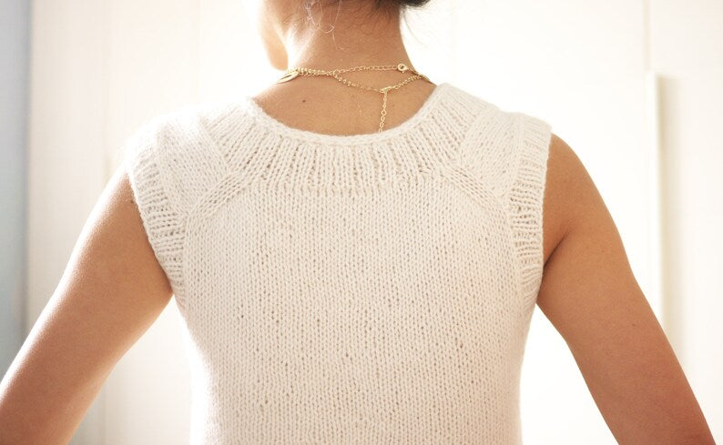 Seashell Vest Knitting Pattern