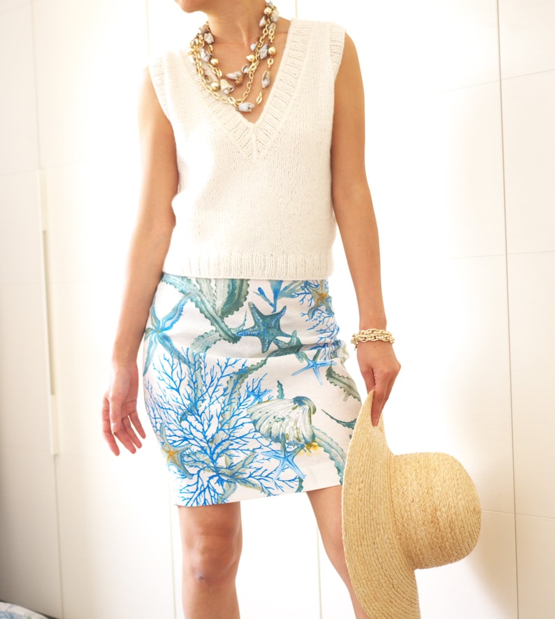 Seashell Vest Knitting Pattern