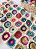 Granny Square Blanket Crochet Pattern