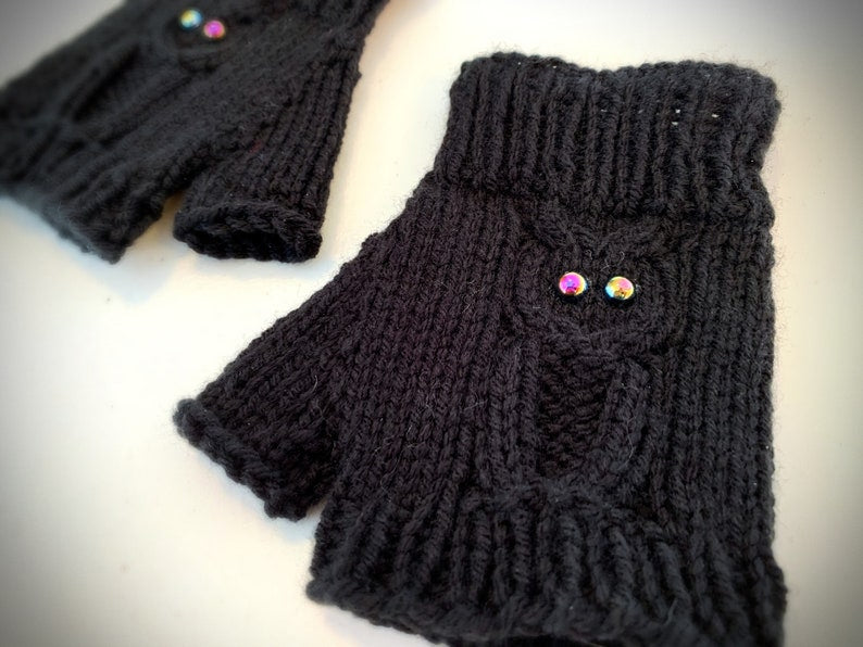 Nightowl Gloves Knitting Pattern