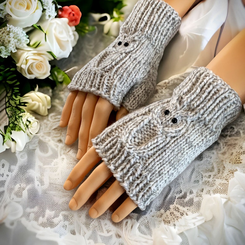 Nightowl Gloves Knitting Pattern