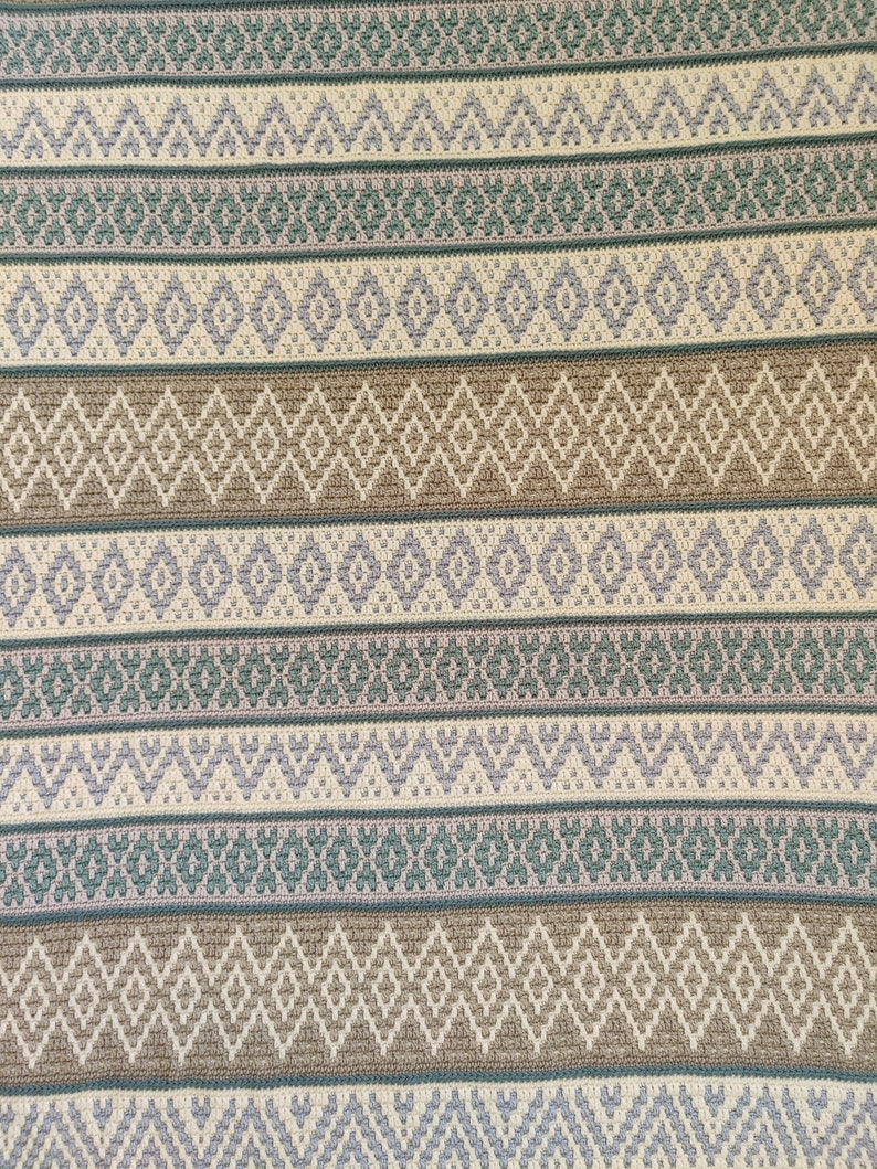 Oceanic Blanket Crochet Pattern
