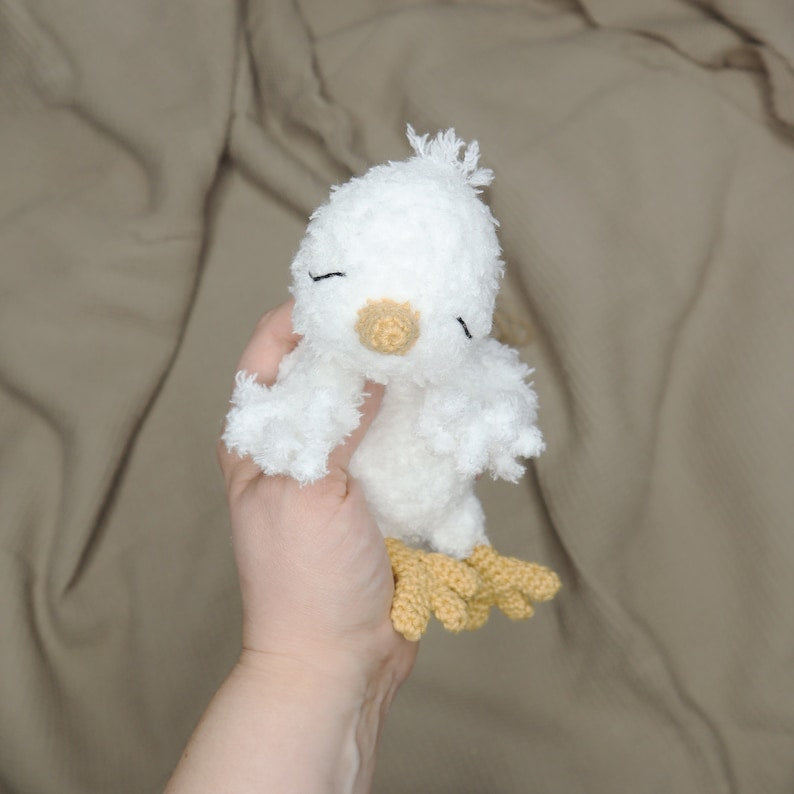 Sleepy Chick Crochet Pattern