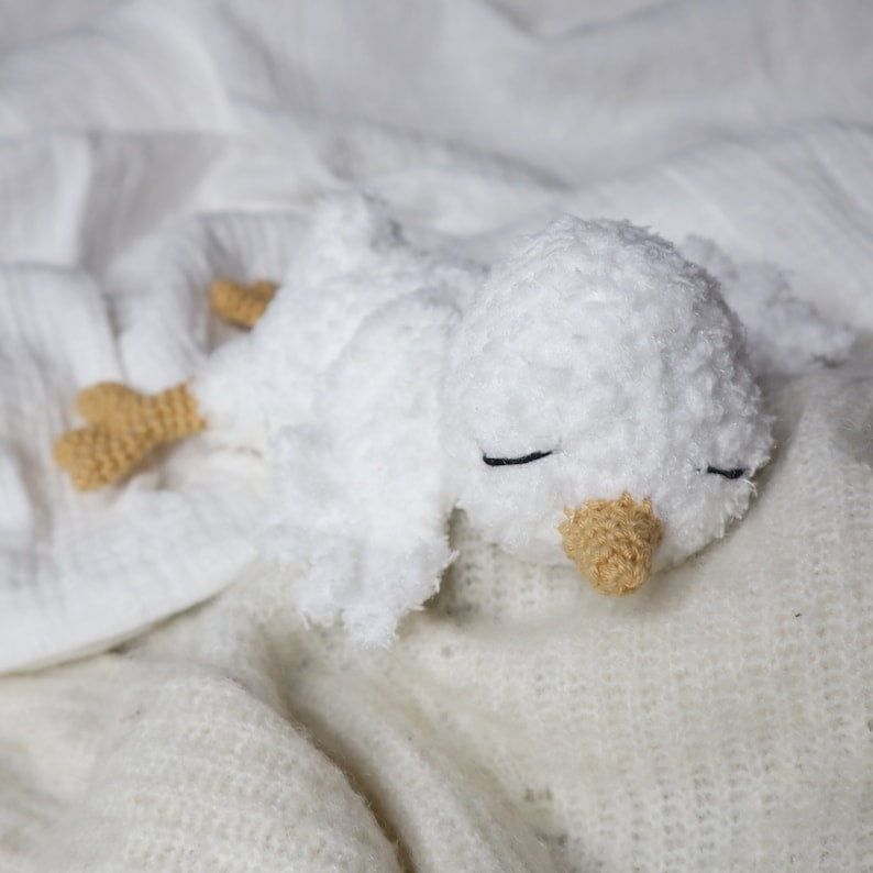 Sleepy Chick Crochet Pattern