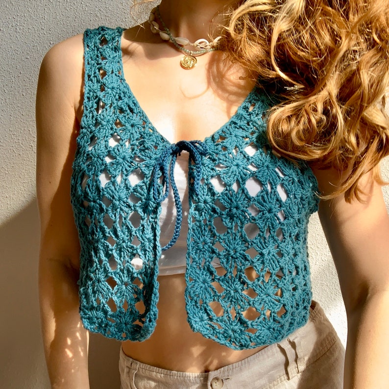 Sageveil Vest Crochet Pattern