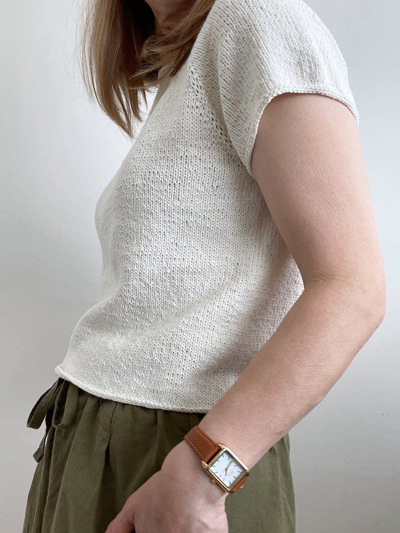 Cotton Ease Top Knitting Pattern