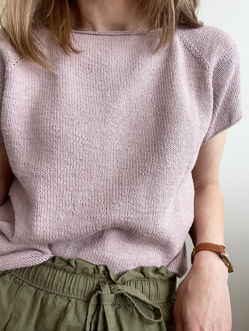 Cotton Ease Top Knitting Pattern